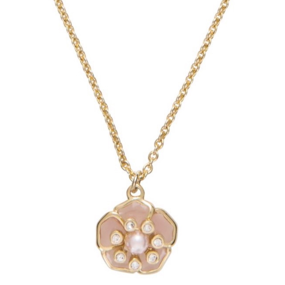 $68 Kate Spade sunset blossoms mini pendant necklace
